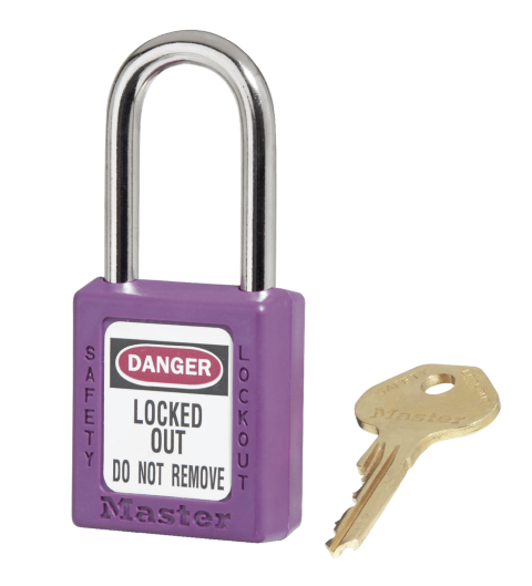 MASTER LOCK - XENOY SAFETY LOCKOUT PADLOCK-PURPLE 